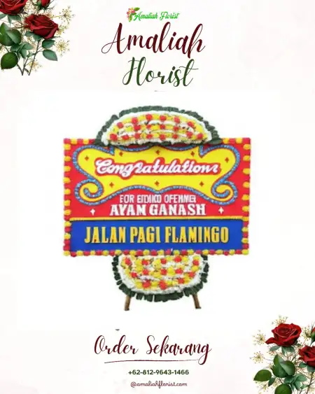 Sewa Papan Bunga Peniangan